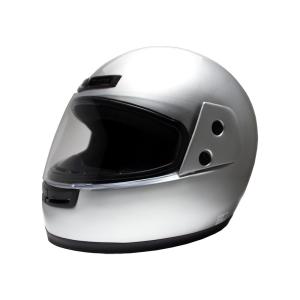 ヘルメット バイク用 フルフェイスヘルメット シルバー BB100 シールド付 全排気量 原付 シールド 全排気量対応 SG安全規格品 バイク B&amp;B