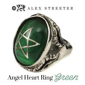 アレックスストリーター Alex Streeter エンジェルハートリング 広島限定カラー B&G限定カラー グリーン｜b-and-g-silver