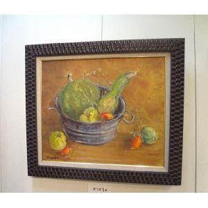 絵画 油絵 田澤禮次 肉筆油絵 静物画 花瓶とコスモス F10 絵画 油絵 田澤禮次 肉筆油絵 静物画 コスモス 花瓶 F10