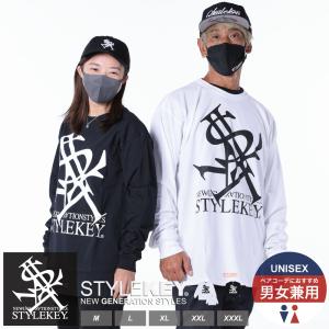 STYLEKEY(スタイルキー) 長袖Tシャツ ROYAL LOGO L/S TEE(SK24SP-LS03) ロンT ストリート系 B系 ヒップホップ ロゴ 大きいサイズ｜b-bros