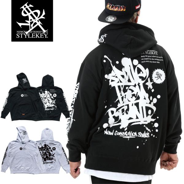 STYLEKEY(スタイルキー) スウェットパーカー SCRIBBLE HOOD SWEAT(SK2...