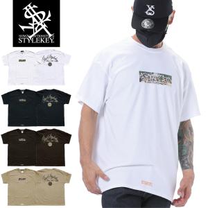 STYLEKEY スタイルキー 半袖Tシャツ SUPPER BOX S/S TEE(SK22SP-SS05) ストリート ファッション ヒップホップ レゲエ B系 バンド ロゴ｜b-bros