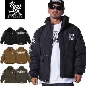 STYLEKEY(スタイルキー) シェルジャケット SAY WUSSUP? SHELL JACKET(SK23FW-JK05) ストリート ヒップホップ B系 ジャケット 中綿ダウン｜b-bros