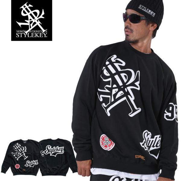 STYLEKEY(スタイルキー) クルースウェット DECAL CREW SWEAT(SK24FW-...