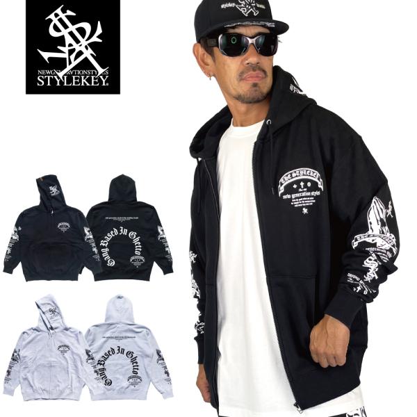 STYLEKEY(スタイルキー) ジップスウェットパーカー ANTISOCIAL AREA ZIP ...