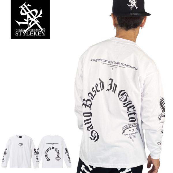 STYLEKEY(スタイルキー) 長袖Tシャツ ANTISOCIAL AREA L/S TEE(SK...