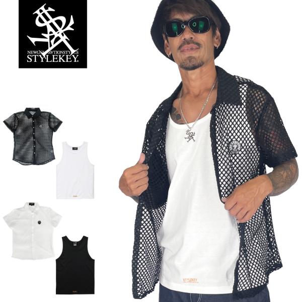 STYLEKEY スタイルキー メッシュシャツ＆タンクトップセット RIDDLE WITH BULL...
