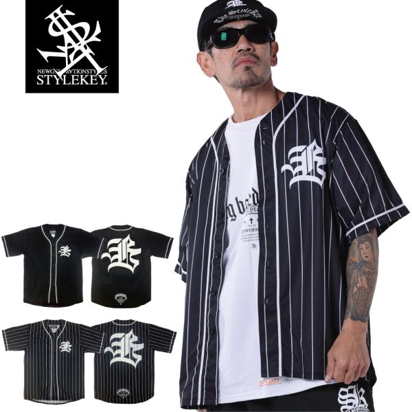 STYLEKEY スタイルキー ベースボールシャツ TEAM GHETTO BASEBALL SHI...