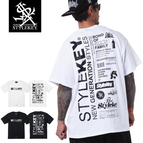 STYLEKEY スタイルキー 半袖Tシャツ WALLPAPER S/S TEE(SK25SU-SS...