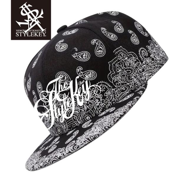 STYLEKEY(スタイルキー) スナップバックキャップ SCRIPT PAISLEY SNAPBA...