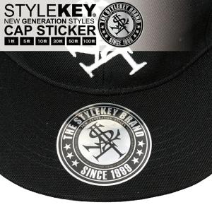 STYLEKEY スタイルキー キャップステッカー CAP STICKER(SK99-ET001) ストリート系 B系 ヒップホップ 帽子 ツバ シール｜b-bros