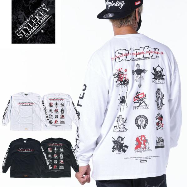 STYLEKEY CLASSIC LABEL(スタイルキー クラシック・レーベル) 長袖Tシャツ G...