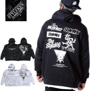 STYLEKEY CLASSIC LABEL(スタイルキー クラシック・レーベル) スウェットパーカー MASTER LOGO TOUR HOOD SWEAT(SK99CL-SWH07) ストリート ロゴ 大きいサイズ｜b-bros