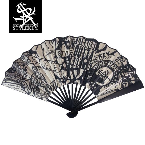 STYLEKEY (スタイルキー) 扇子 GRAPHISTORY BIG FOLDING FAN (...