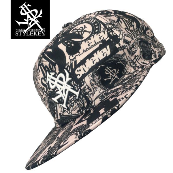 STYLEKEY(スタイルキー) 総柄スナップバックキャップ GRAPHISTORY SNAPBAC...