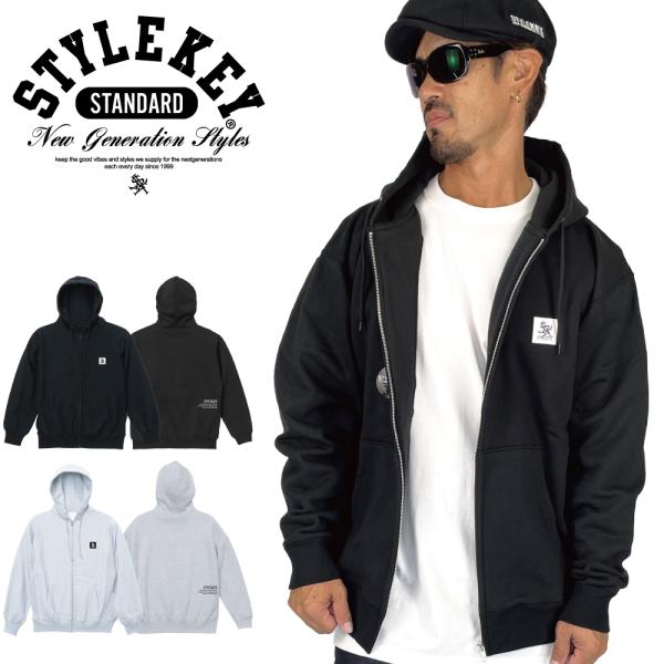 STYLEKEY STANDARD スタイルキー スタンダード ジップスウェットパーカー CRISP...