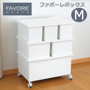 収納ケース ファボーレヌーヴォ ボックスMサイズ  引き出し 収納ボックス BOX 衣装ケース プラスチック 収納棚