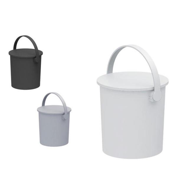 ferma フェルマー 10L バケツ おしゃれ そうじ ばけつ 蓋付き 洗濯 収納 シンプル ボッ...