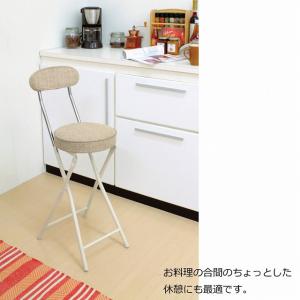 2脚セット キッチンチェア用に。 カウンターチ...の詳細画像5