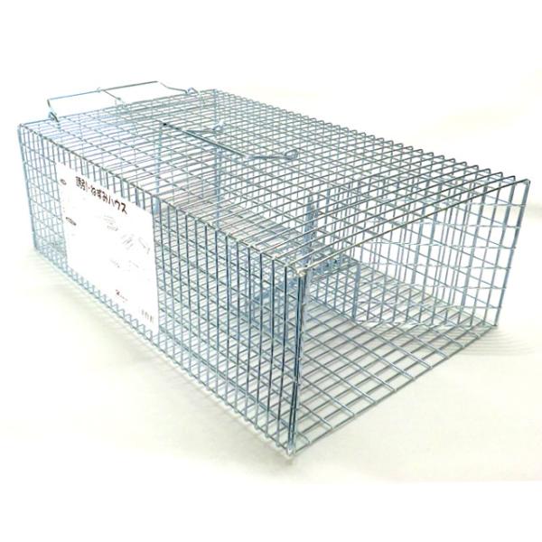 ネズミ駆除 ネズミ捕り カゴ ネズミ捕り器 害獣駆除 幅28x奥行46.5x高さ18cm L型 ガー...