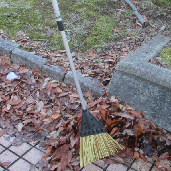 ほうき 大掃除 グッズ 玄関 おしゃれ 掃除 掃除道具 最大1.3m 伸縮式 玄関用ほうき ガーデニ...
