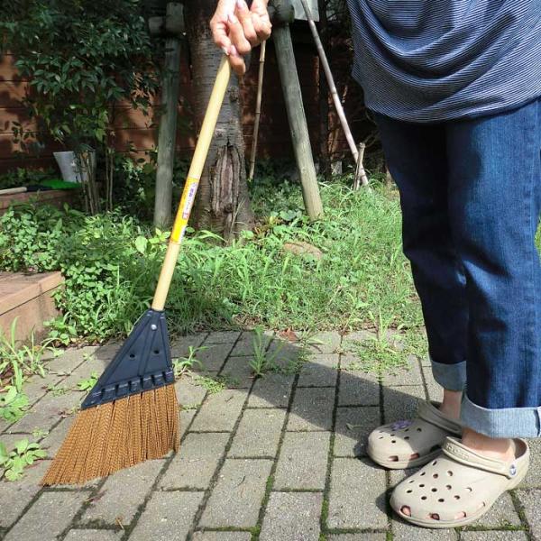 ほうき 大掃除 グッズ 玄関 おしゃれ 掃除 掃除道具 85cm 玄関用ほうき ガーデニング 庭 屋...