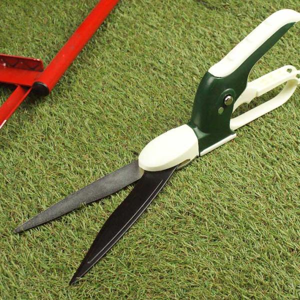 芝生鋏 回転式 A931 草刈り 芝生 はさみ 刈り込みバサミ 雑草取り 刈り込みばさみ 刈込鋏 雑...
