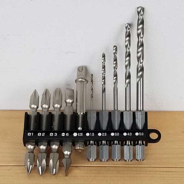 ドリルビット ビットセット ドライバービット インパクトドライバー ビット ドリル 9本セット 電動...