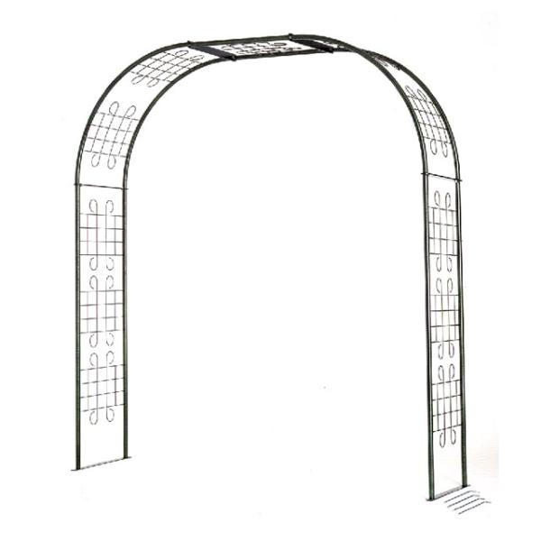 バラアーチ ガーデンアーチ フラワーアーチ バラ アーチ 幅170x奥行42x高さ202cm 薔薇ア...