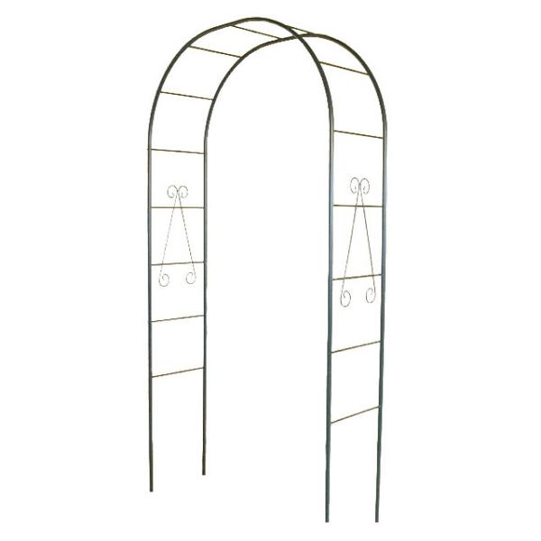 バラアーチ ガーデンアーチ フラワーアーチ バラ アーチ 幅120x奥行40x高さ240cm 薔薇ア...