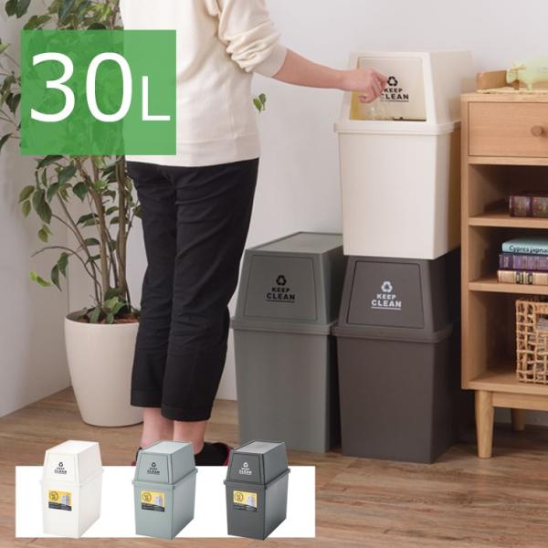 30L 30リットル ごみ箱 ダストボックス LFS-760 ( ゴミ箱 ふた 蓋付き 大型 生ゴミ...