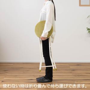 座面高さ60cm キッチンチェアに。 折りたた...の詳細画像4