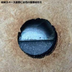 ノミ 工具差し 腰袋 ツールケース 黒革 革 ...の詳細画像4