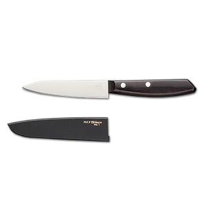 ミソノ刃物 ミソノ 包丁 特殊鋼 果物ナイフ 106mm 木サヤ付 日本製 NO