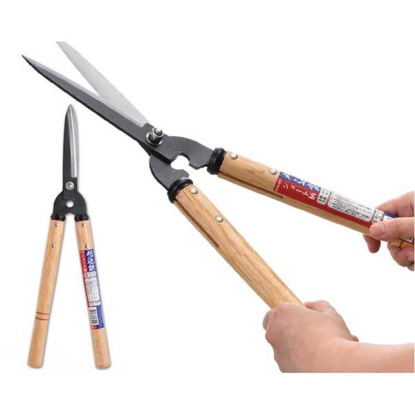 刈り込みばさみ 木柄ショート刈込鋏KYR-061 刈込鋏 枝切りバサミ 刈り込み鋏 刈込鋏 刈り込み...