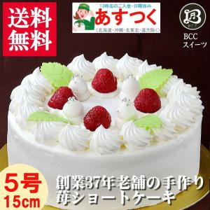 ケーキ 5号 ノーマル 木苺 生クリーム 15cm 【このケーキは名入れできません名入れ希望は他のケーキをお選び下さい】｜b-c-c