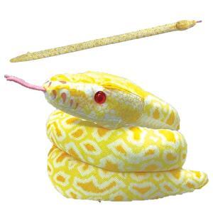 ぬいぐるみ テイクオフ ニシキヘビ（アルビノ） TAKEOFF プレゼント カラフル リアル 爬虫類...