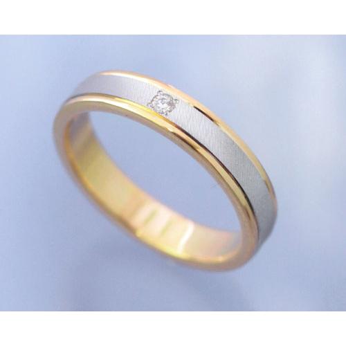 AI アイ プラチナ+K18ゴールドコンビ リング 結婚指輪 「lune ルナ 」Lady's