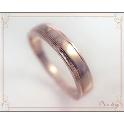 ピンキーリング Lady's レディース シェリール ミラー仕上げ K10ピンクゴールドピンキーリン...