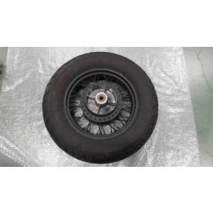 スティード400フロントホイール 部分ヒットやスポーク折れで補修