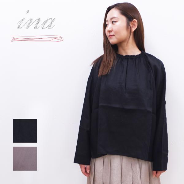 [D] 【SALE・セール】 イナ ina フレンチリネン シャツ ブラウス 日本製 フレンチリネン...