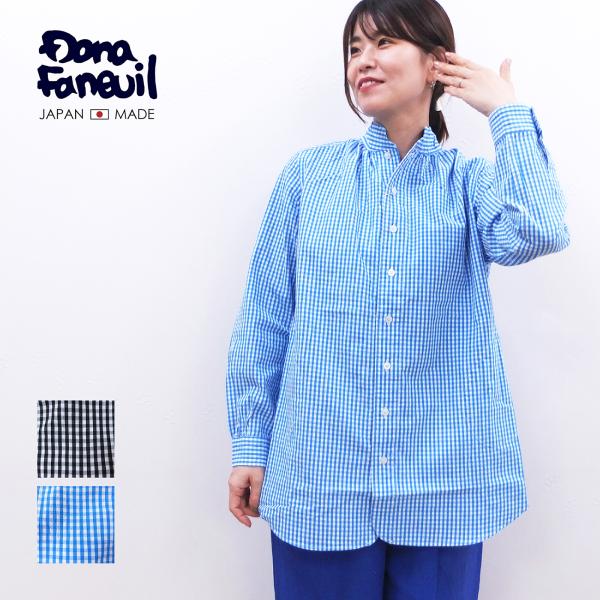 [D] 【SALE・セール】 ダナファヌル Dana Faneuil チェック シャツ ブラウス チ...