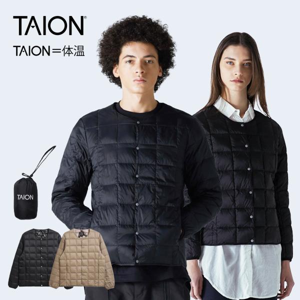 [C] 【クーポン利用で10%OFF】 タイオン TAION ダウン ダウンジャケット インナーダウ...