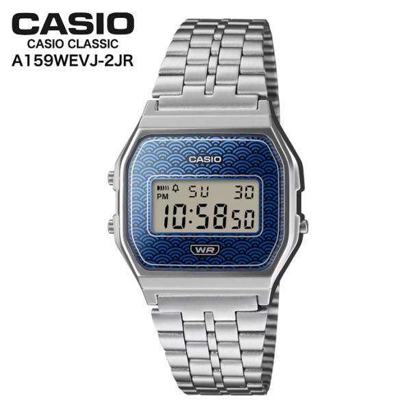 CASIO A159WEVJ-2JR CASIO CLASSIC カシオクラシック 青海波 メタルバ...