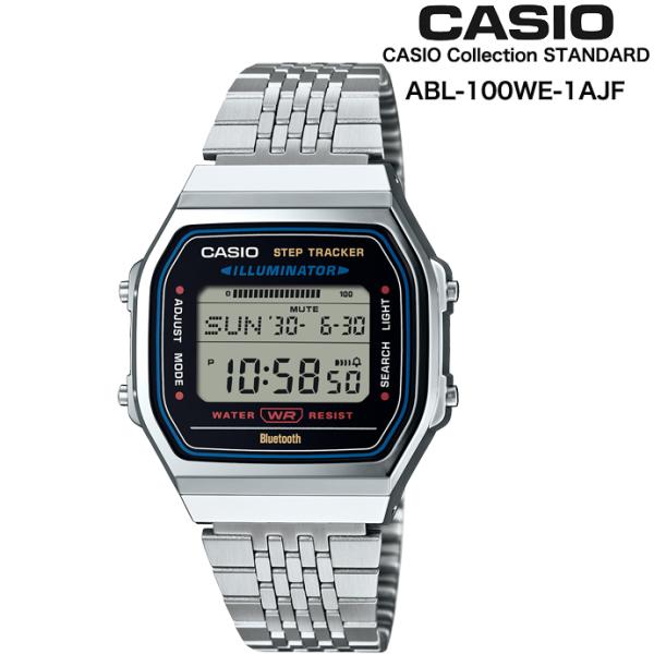 CASIO ABL-100WE-1AJF CASIO STANDARD シルバー カシオコレクション...