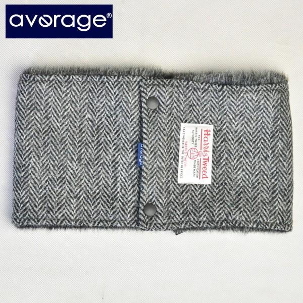average アベレージ ネックウォーマー ネックゲイター ハリスツイード ヘリンボーン HARR...