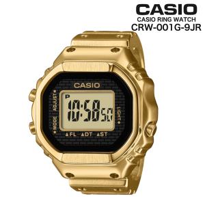 CASIO CRW-001G-9JR ASIO RING WATCH カシオ リングウォッチ デジタルウオッチ ゴールド 国内正規品の商品画像