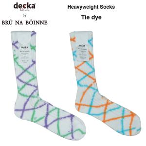 decka Quality socks BRU NA BOINNE デカ ブルーナボイン ヘビーウェイトソックス タイダイ Heavyweight Socks Tie Dye メンズ｜b-e-shop