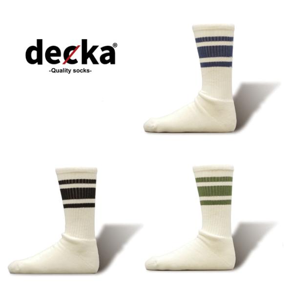 decka Quality socks デカ スケーターソックス ミドル丈 80’s Skater ...