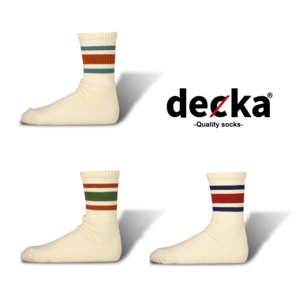 decka Quality socks  デカ スケーターソックス ショートレングス 80’s Sk...